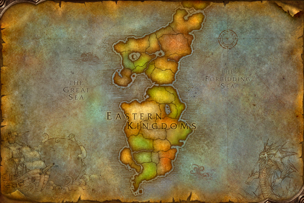 Eastern Kingdoms map