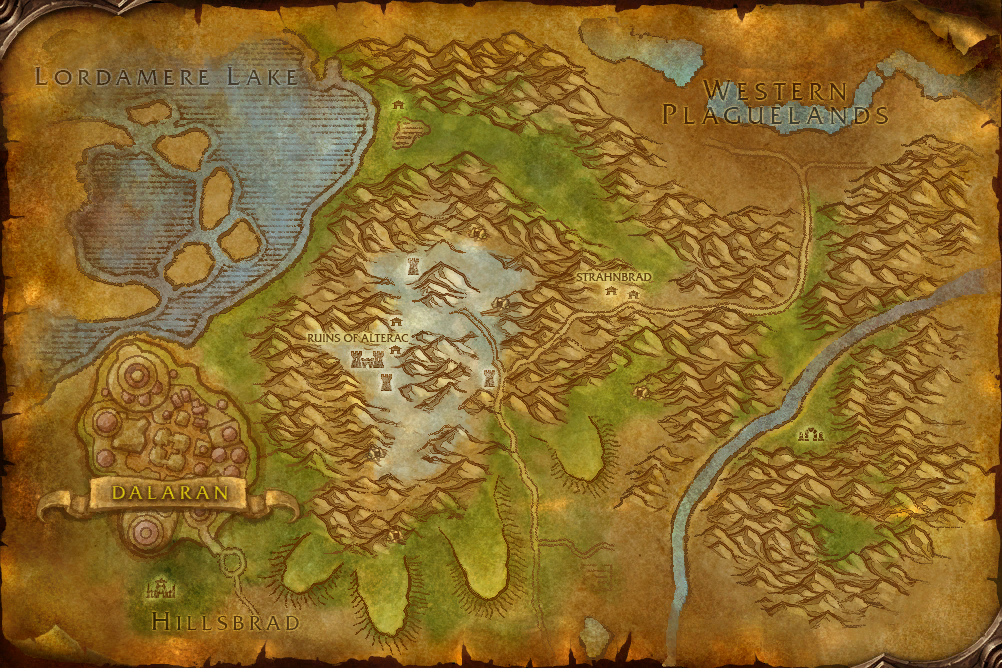 Alterac Mountains map