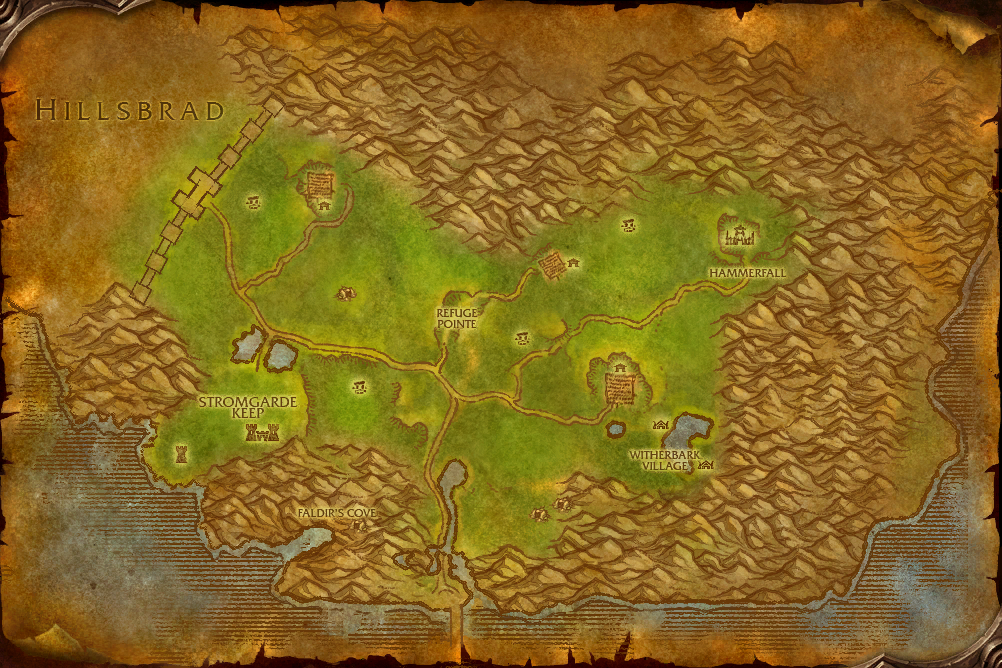 Arathi Highlands map