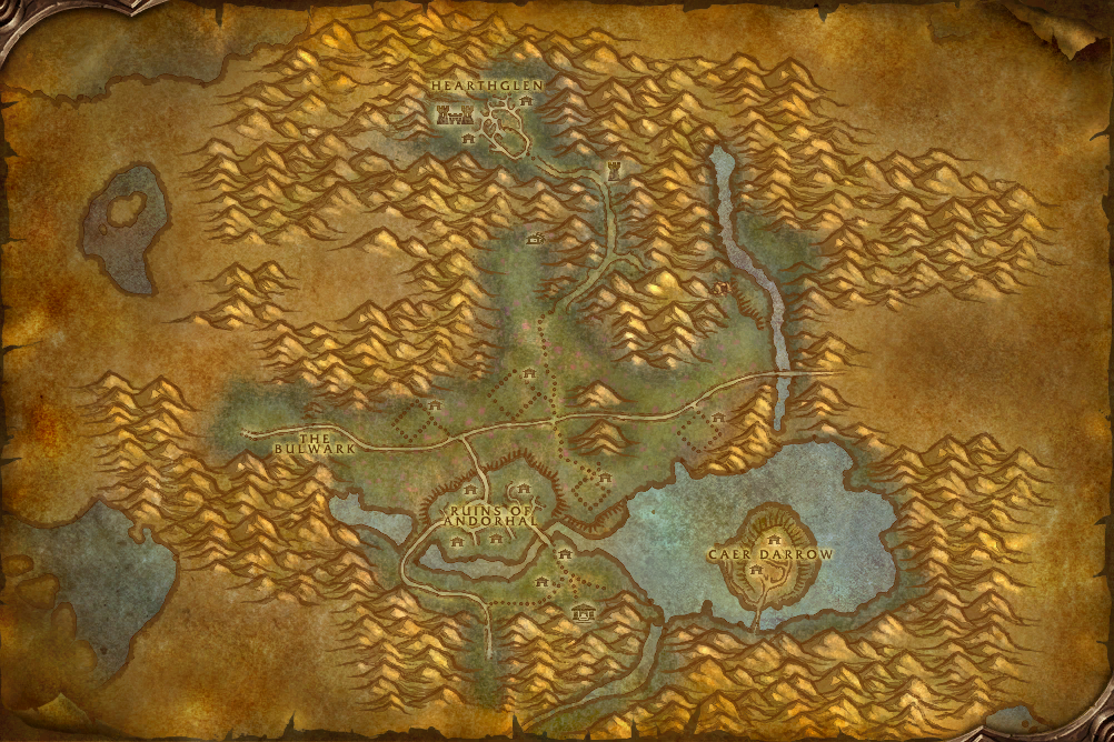 Western Plaguelands map