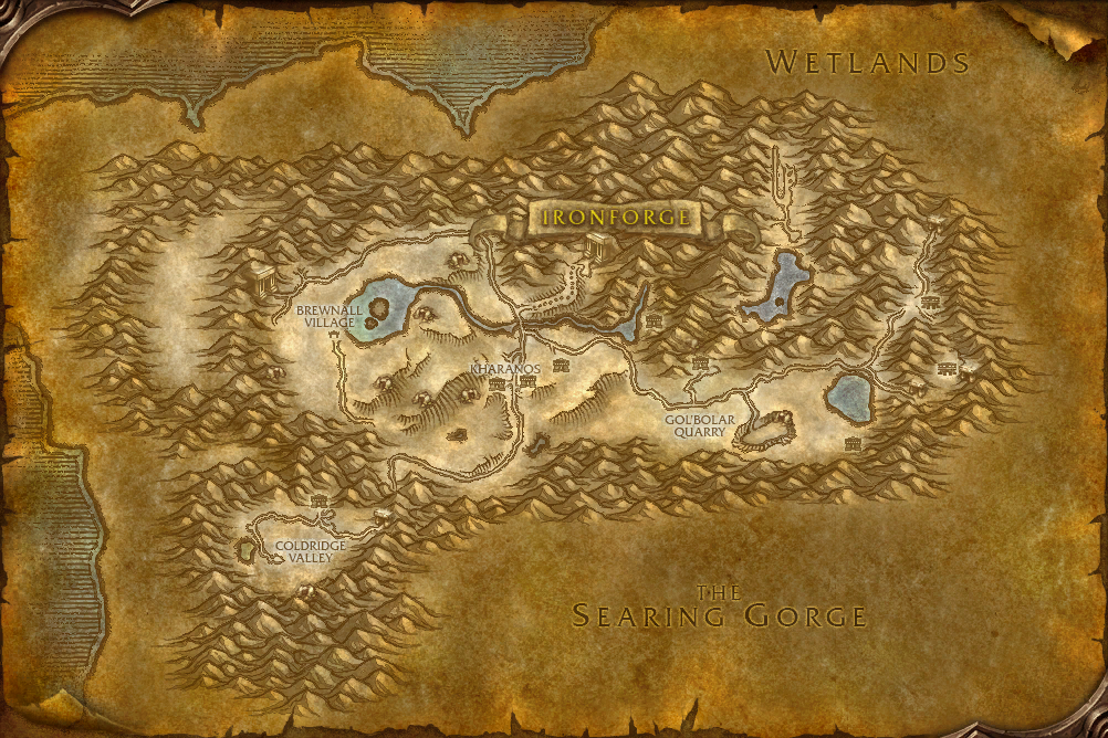 Dun Morogh map
