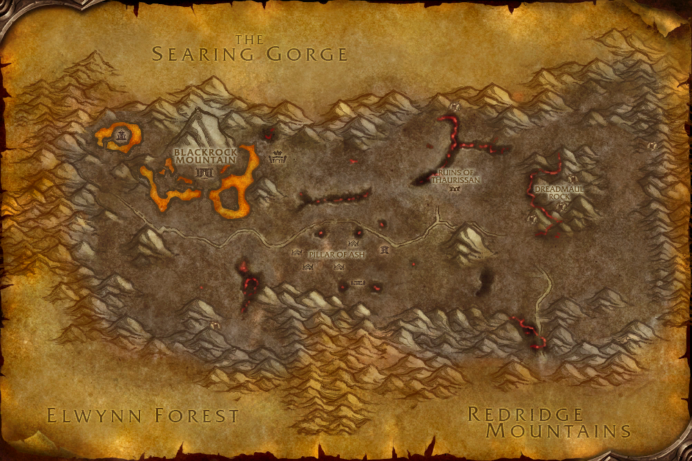 Burning Steppes map