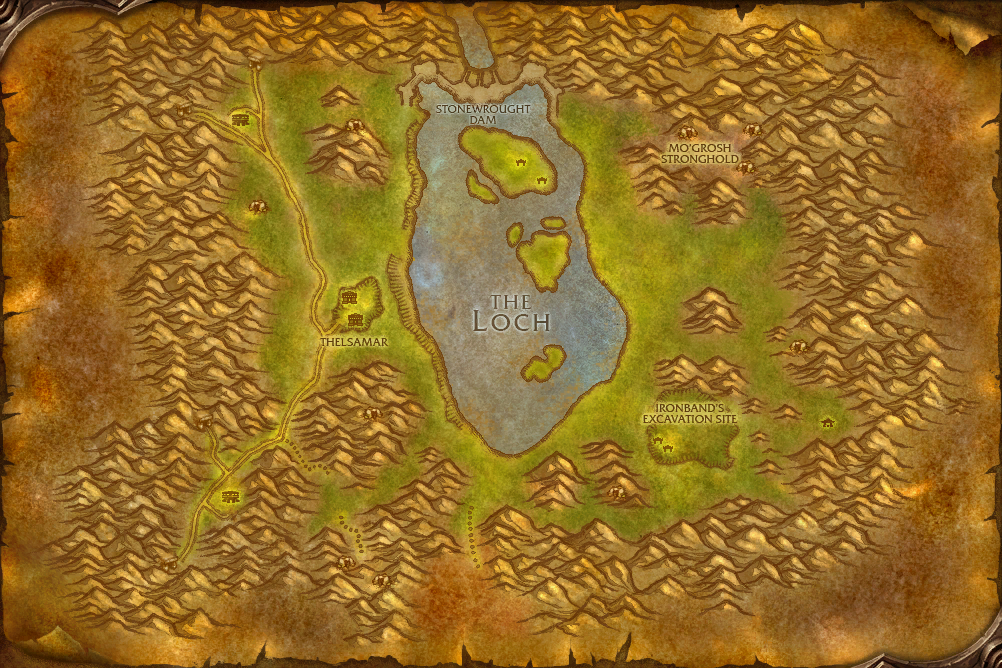 Loch Modan map