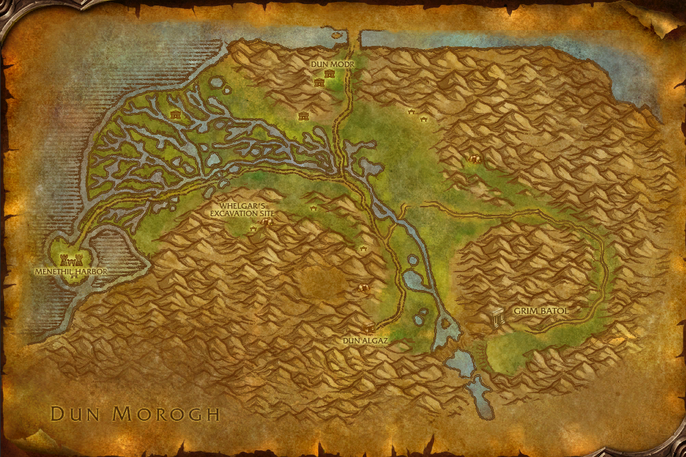 Wetlands map