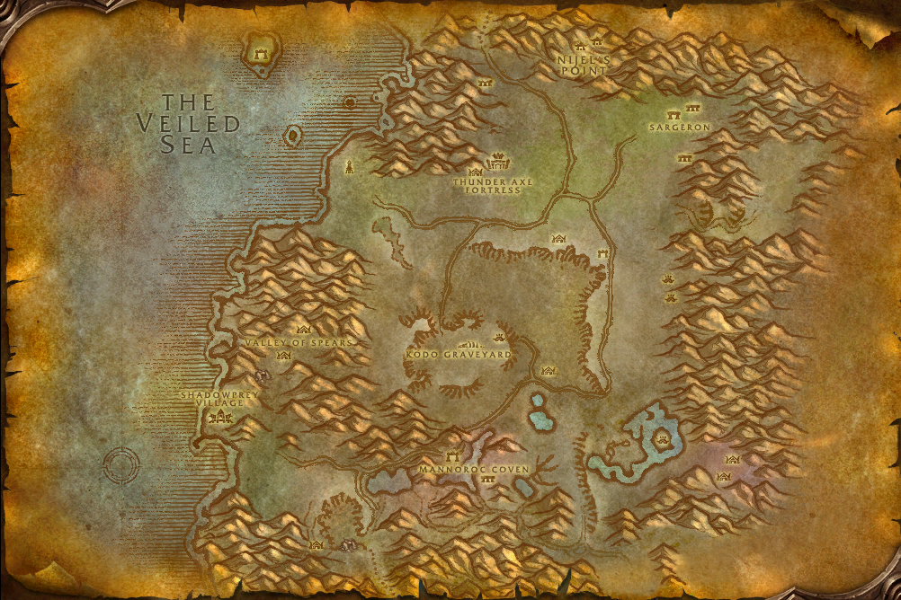 Desolace map