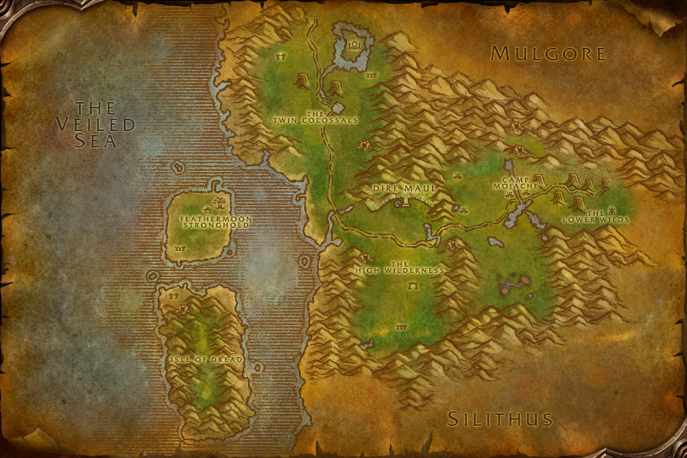 Feralas map