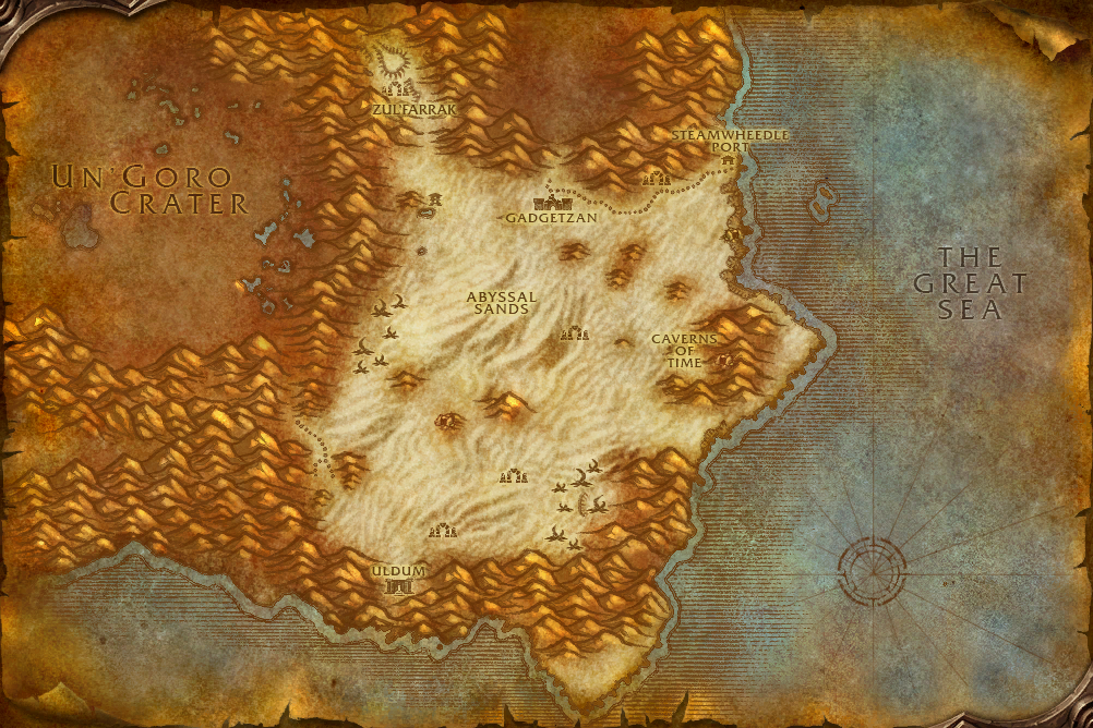 Tanaris map