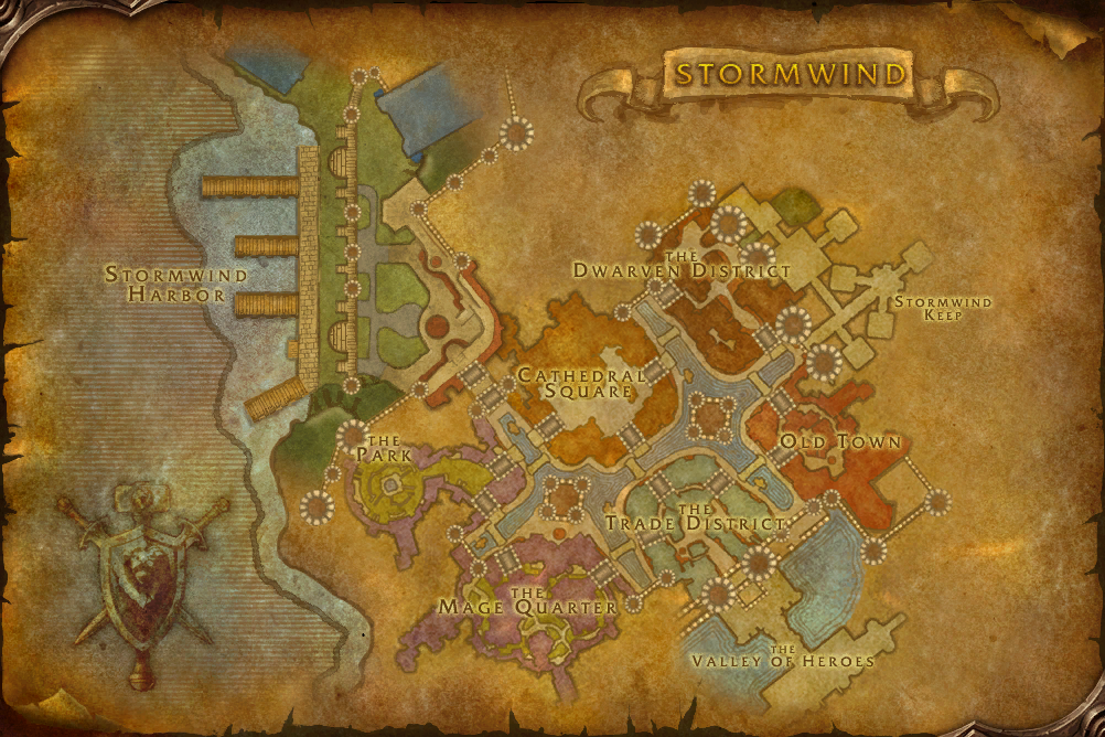 Stormwind City map