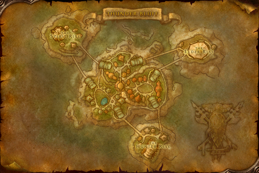 Thunder Bluff map