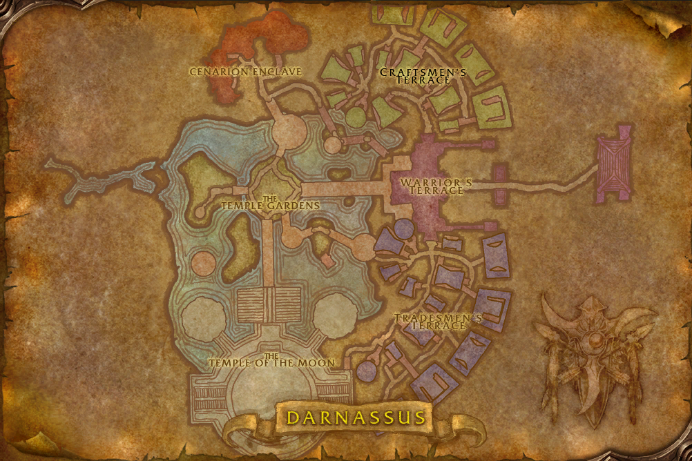 Darnassus map