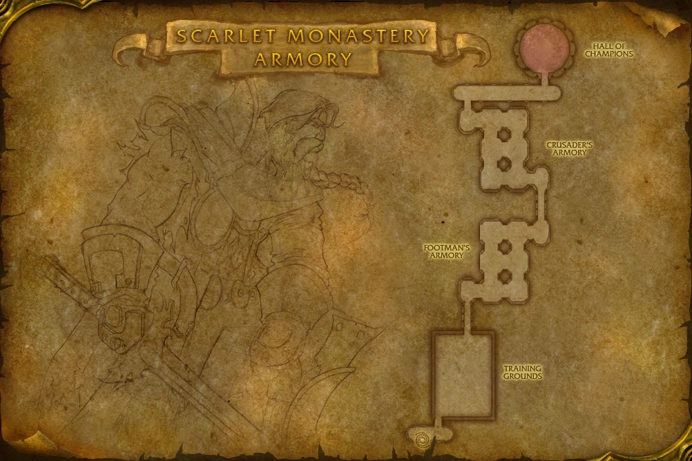 Scarlet Monastery: Armory, Floor 1