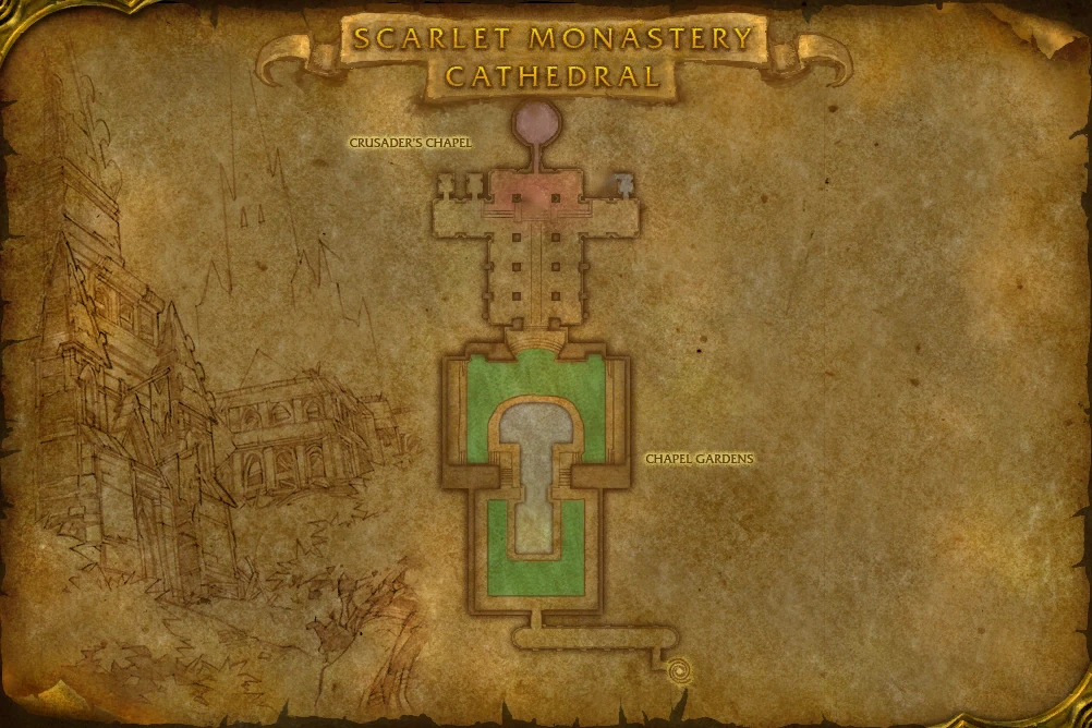 Scarlet Monastery: Cathedral, Floor 1