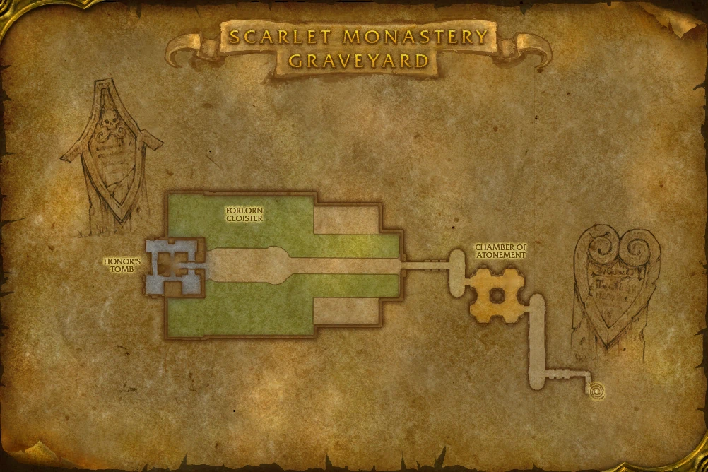Scarlet Monastery: Graveyard, Floor 1