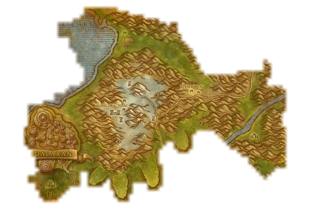Map of Alterac Mountains