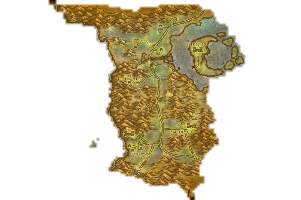 Map of Silverpine Forest