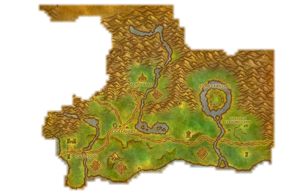 Map of Elwynn Forest