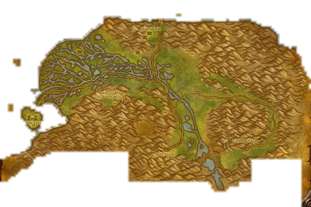 Map of Wetlands