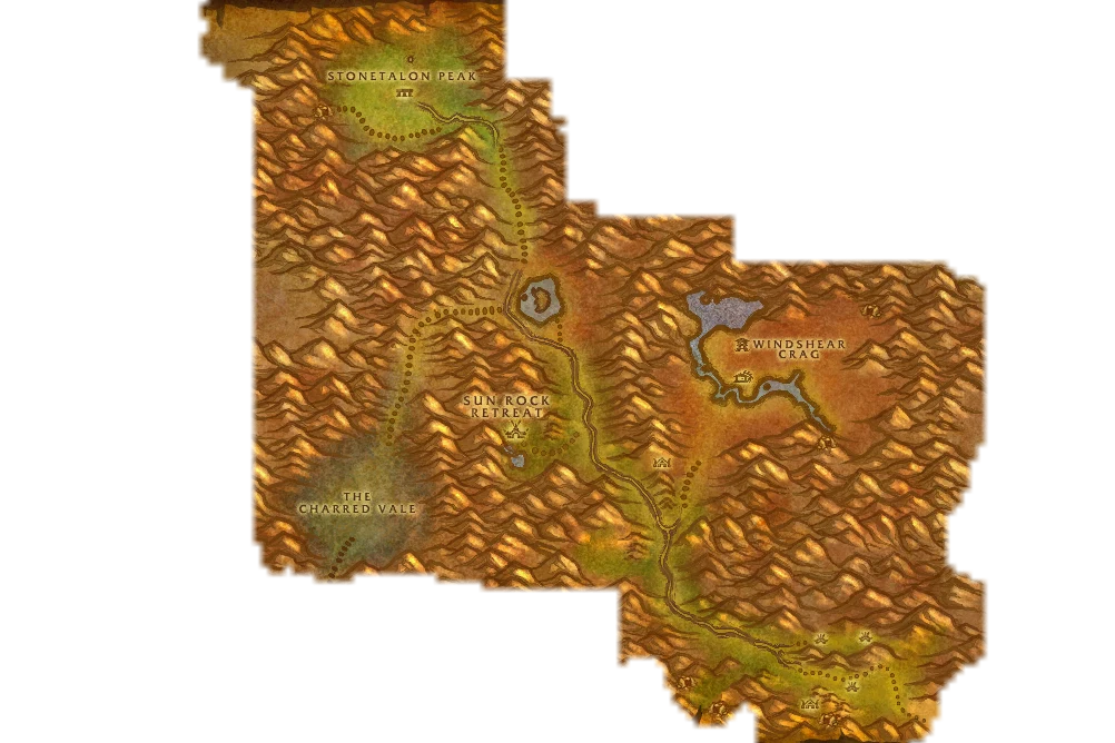 Map of Stonetalon Mountains