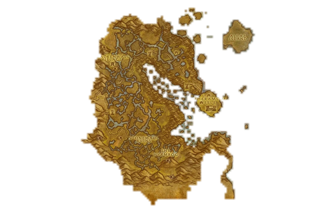 Map of Dustwallow Marsh