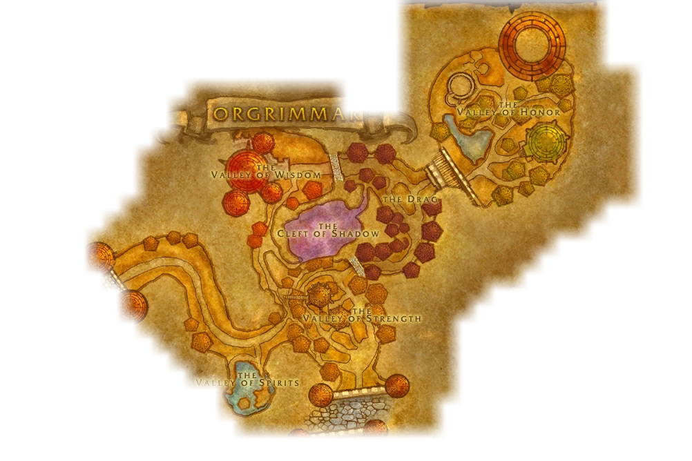 Map of Orgrimmar